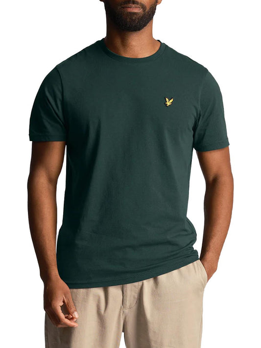 Plain T-Shirt Lyle & Scott T-shirt Uomo Ts400vog Verde scuro