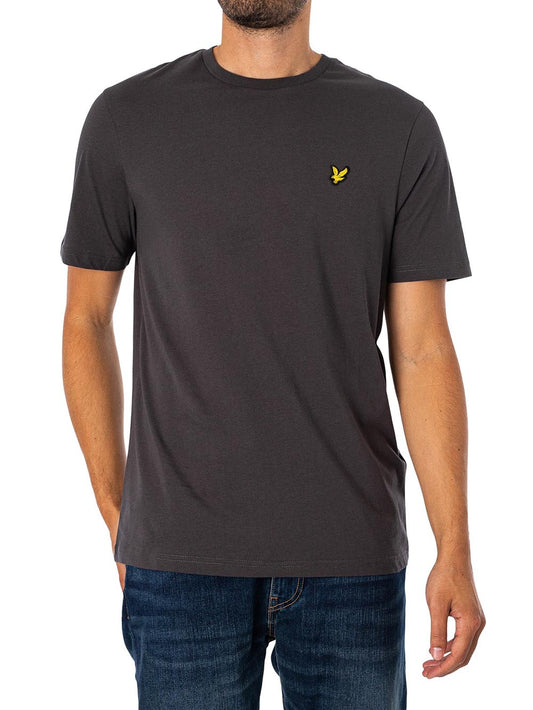 Plain T-Shirt Lyle & Scott T-shirt Uomo Ts400vogx Grigio scuro