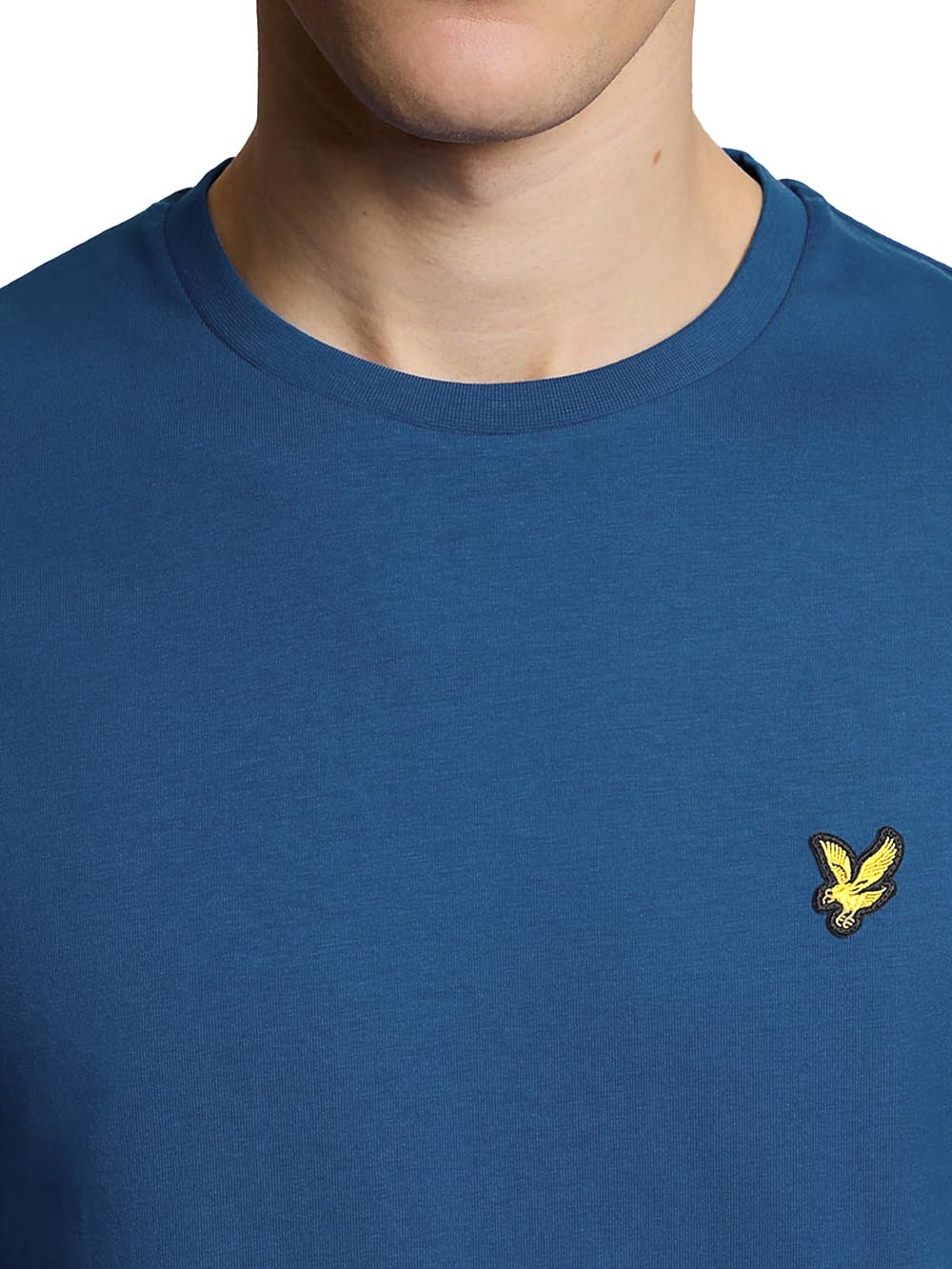 Plain T-Shirt Lyle & Scott T-shirt Uomo Ts400vog Bluette