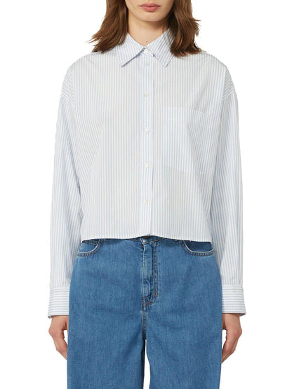 WKDEDEN Max Mara Weekend Camicia Donna 2615111091 Celeste