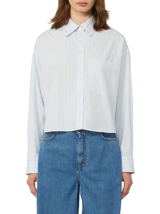 WKDEDEN Max Mara Weekend Camicia Donna 2615111091 Celeste