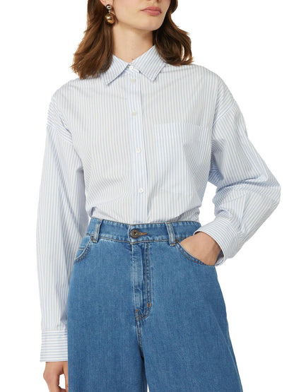 WKDEDEN Max Mara Weekend Camicia Donna 2615111091 Celeste