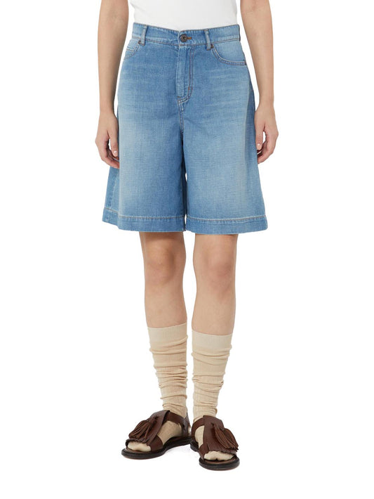 WKDOZONO Max Mara Weekend Bermuda Donna 2615141032 Chiaro