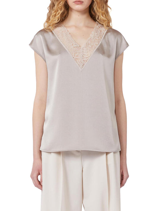 staffa Max Mara Weekend Blusa Donna 2615161011 Nocciola