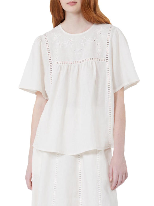 WKDBACINO Max Mara Weekend Blusa Donna 2615941082 Panna