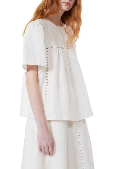 WKDBACINO Max Mara Weekend Blusa Donna 2615941082 Panna