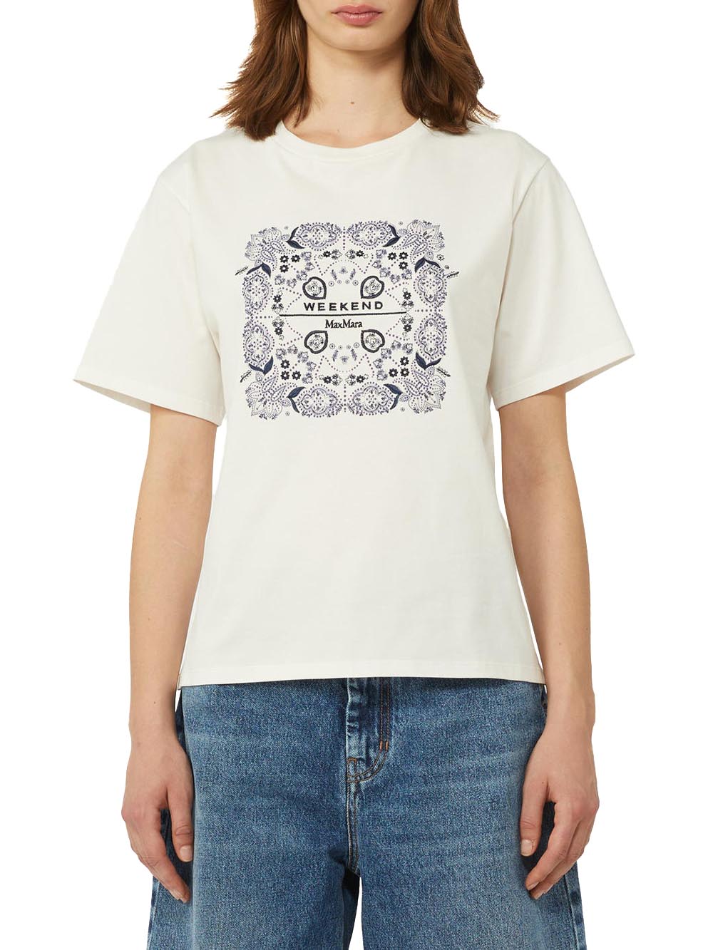 WKDWEST Max Mara Weekend T-shirt Donna 2615971041 Panna