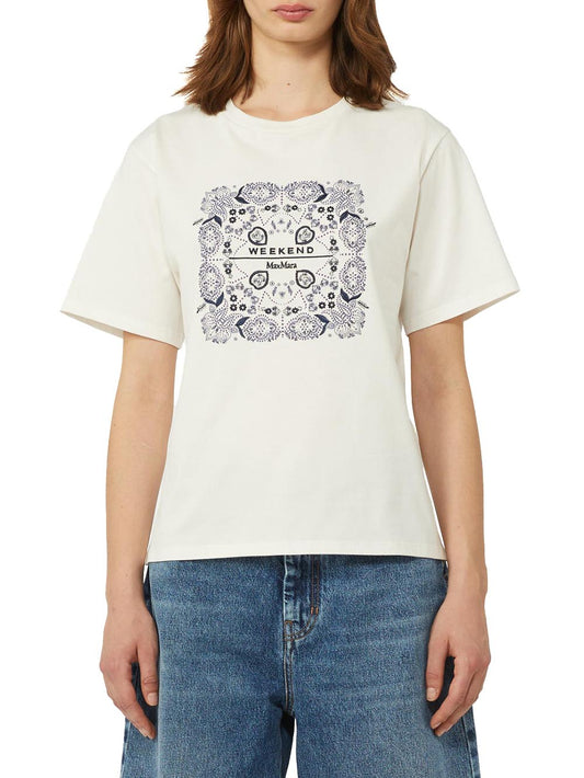 WKDWEST Max Mara Weekend T-shirt Donna 2615971041 Panna