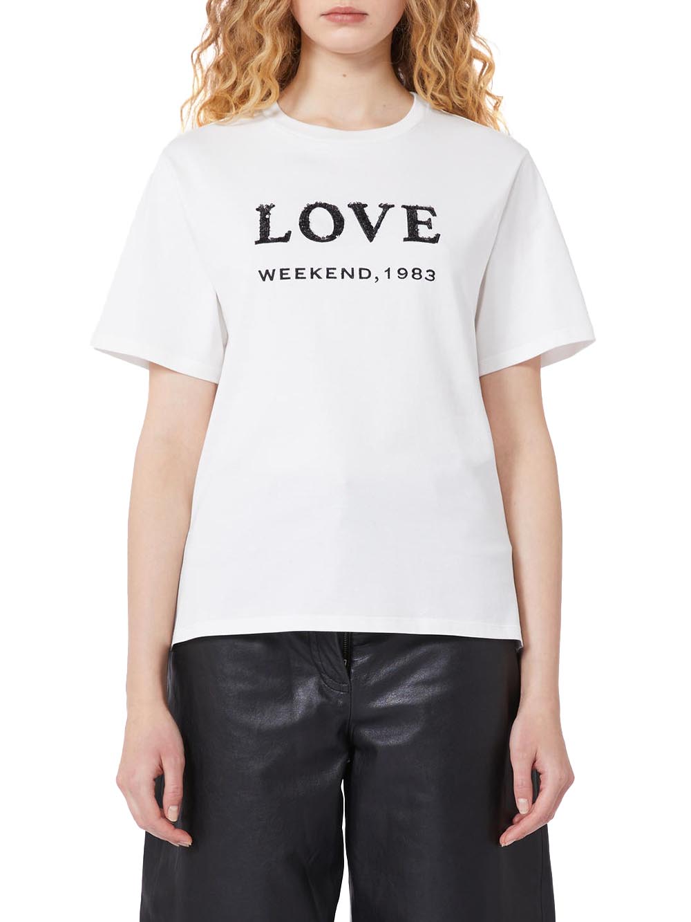 WKDAGILE Max Mara Weekend T-shirt Donna 2615971061 Bianco