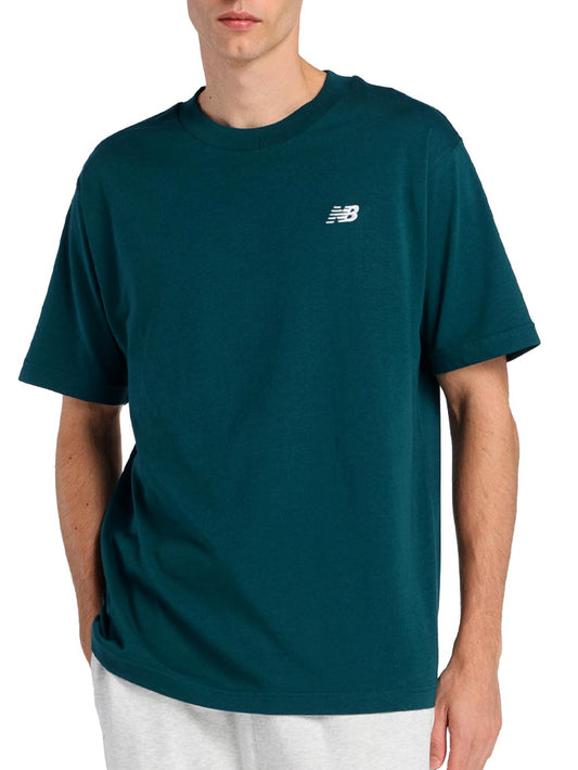 sport essentials cotton New Balance T-shirt Uomo Mt41509 Verde