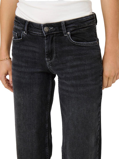 judy-o lw wide leg Only Jeans Donna 15346268 Nero