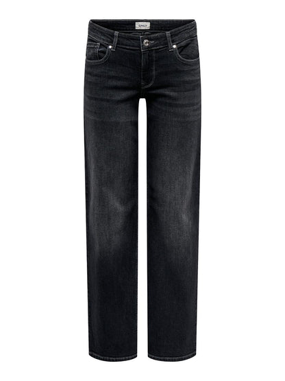 judy-o lw wide leg Only Jeans Donna 15346268 Nero