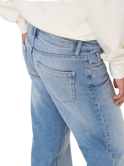 judy-o lw wide leg Only Jeans Donna 15358455 Chiaro