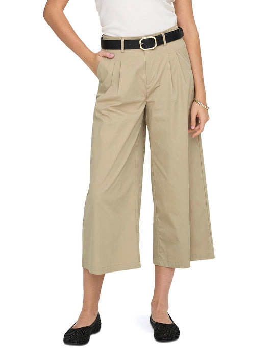 tanny mw pleat culotte Only Pantalone Donna 15364078 Safari