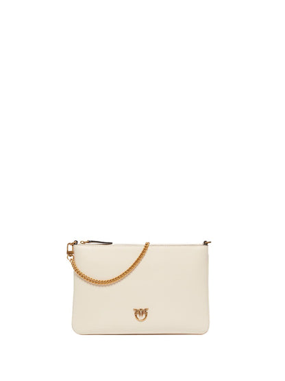 FLAT CLASSIC VITELLO SETA Pinko Pochette Donna 100455 A0f1 Panna