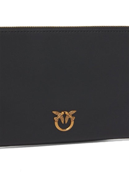 HORIZONTAL FLAT VITELLO SETA Pinko Pochette Donna 102747 A0f1 Nero