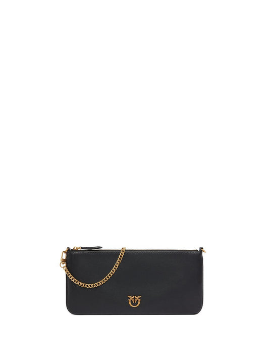 HORIZONTAL FLAT VITELLO SETA Pinko Pochette Donna 102747 A0f1 Nero