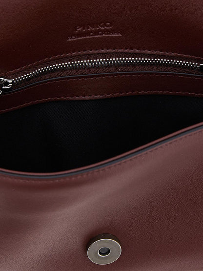LOVE ONE MINI SLOUCHY FL VITEL Pinko Borsa a Tracolla Donna 104340 A0qo Bordeaux