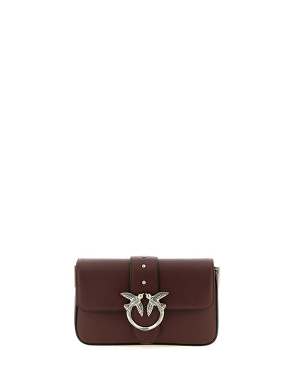 LOVE ONE MINI SLOUCHY FL VITEL Pinko Borsa a Tracolla Donna 104340 A0qo Bordeaux
