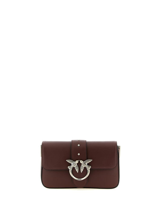 LOVE ONE MINI SLOUCHY FL VITEL Pinko Borsa a Tracolla Donna 104340 A0qo Bordeaux
