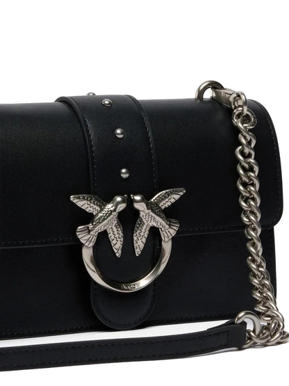 LOVE ONE MINI ST. CL VITELLO S Pinko Borsa a Tracolla Donna 105856 A0f1 Nero