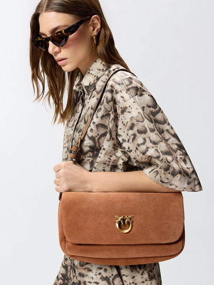CLICK SOFT HORIZONTAL HANDLE C Pinko Borsa a Tracolla Donna 106178 A0f6 Marrone