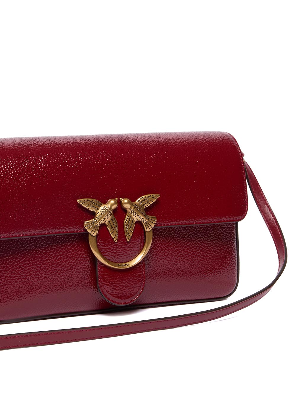 LOVE ONE SLOUCHY CLASSIC MEZZO Pinko Borsa a Tracolla Donna 106243 A2x6 Rosso scuro