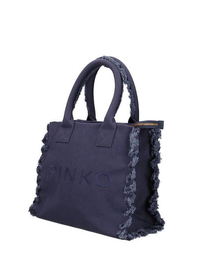 BEACH SHOPPER CANVAS Pinko Borsa Shopper Donna 106673 A3a4 Viola