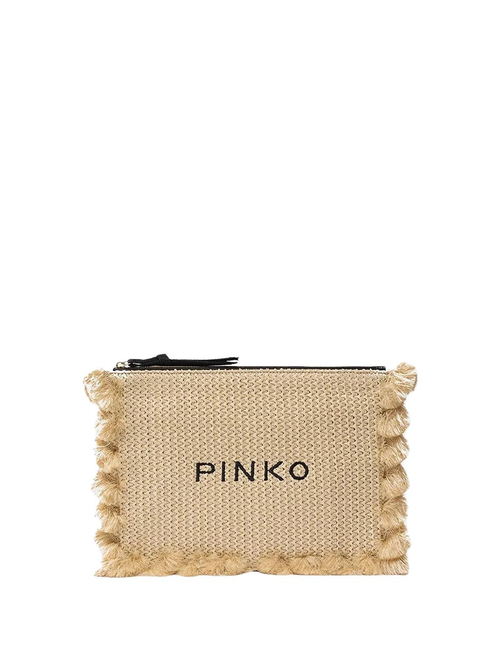 flat handle rafia Pinko Pochette Donna 106718 A39y Beige