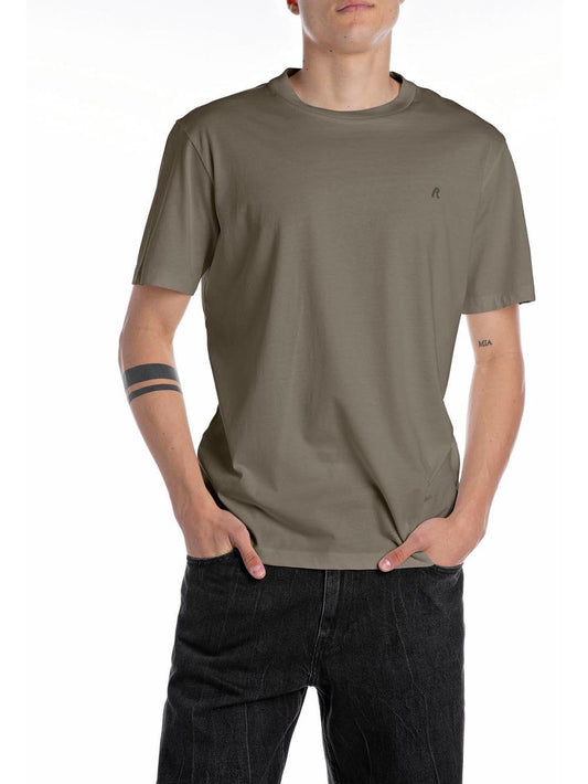 Replay T-shirt Uomo M3097 .000.2660 Verde militare