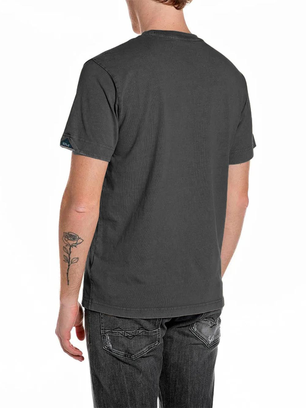 Replay T-shirt Uomo M3379 .000.22662n Grigio scuro