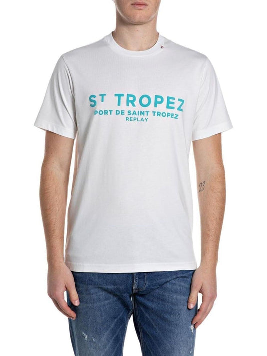 Replay T-shirt Uomo M3546 .000.23608p Bianco
