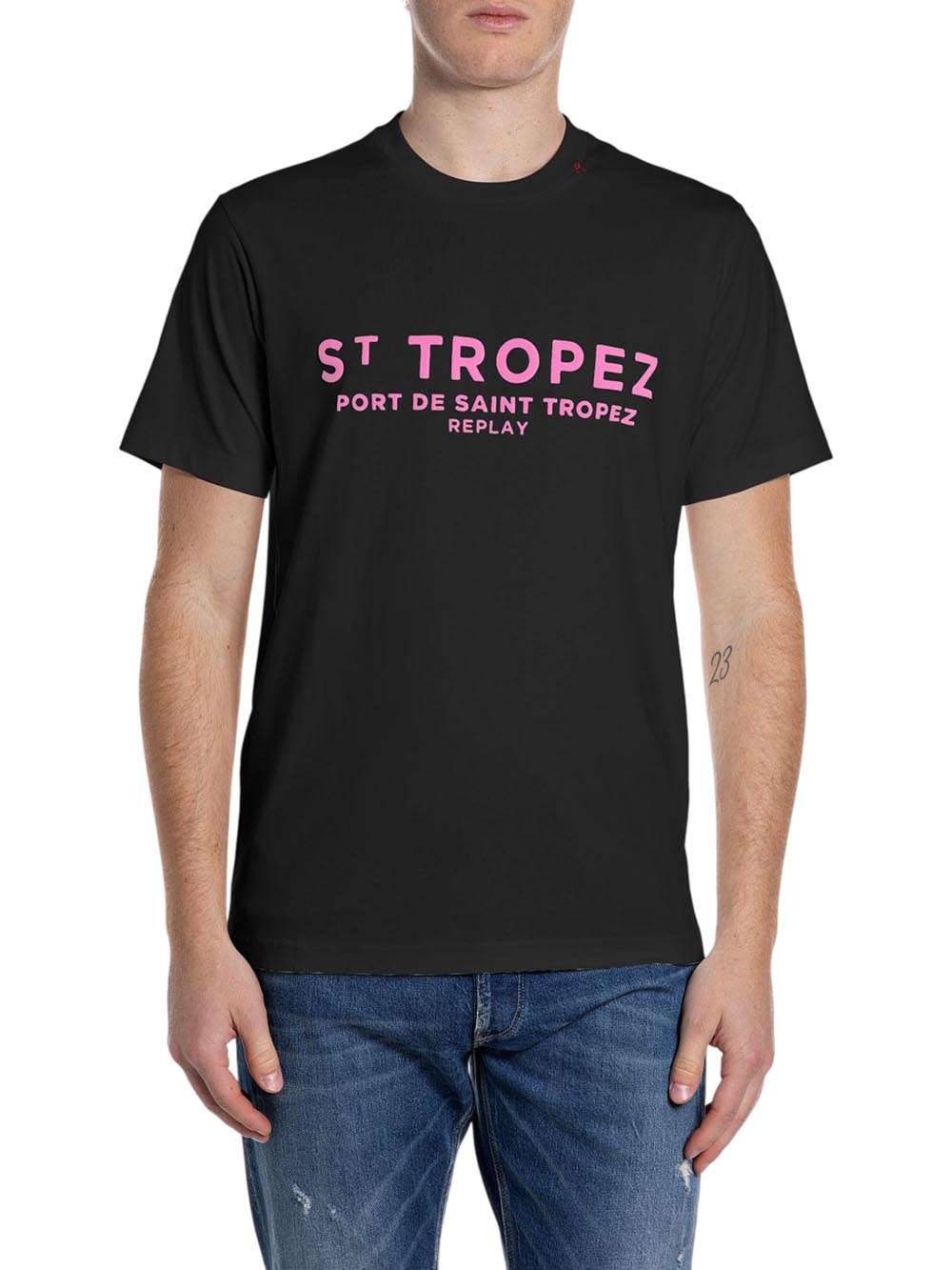 Replay T-shirt Uomo M3546 .000.23608p Nero