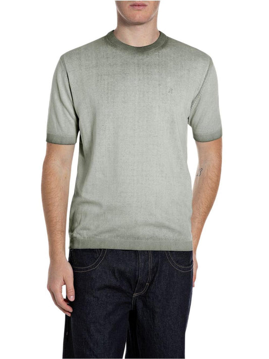 Replay T-shirt Uomo Uk4718.000.g20785a Verde chiaro
