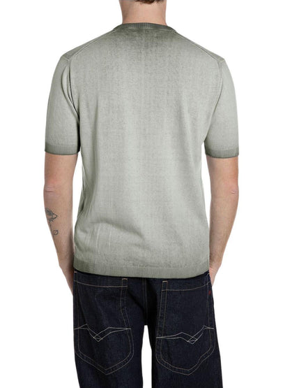 Replay T-shirt Uomo Uk4718.000.g20785a Verde chiaro