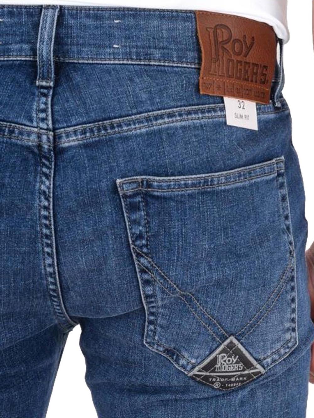 Roy Roger's Jeans Uomo 517 Man Rru075 D598 Medio