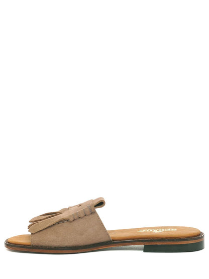 slide fringes woman Sebago Ciabatta Donna 72131jw Beige
