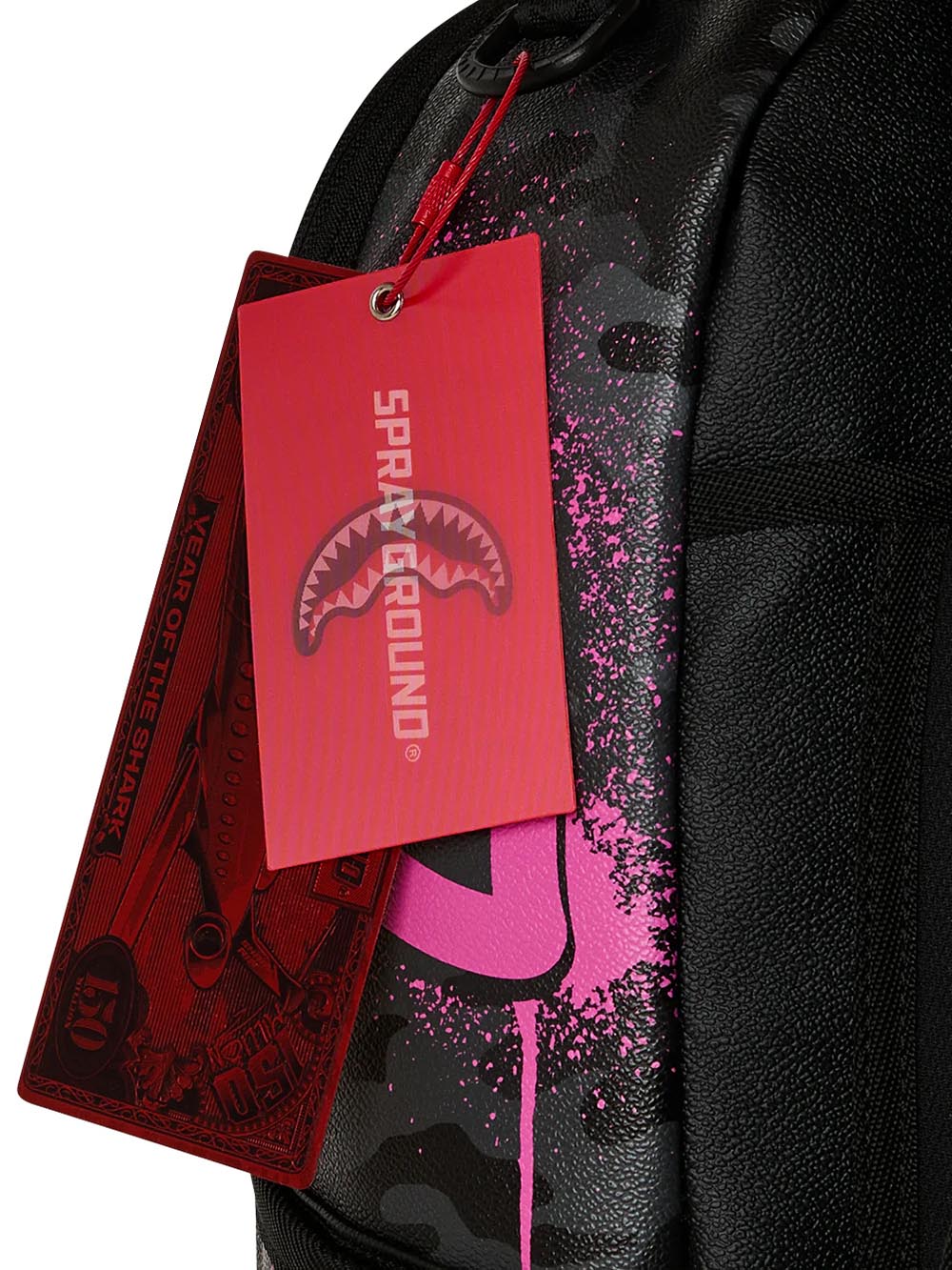 snoopy pink stencil backpack Sprayground Zaino Unisex 910b8781nsz Nero fucsia