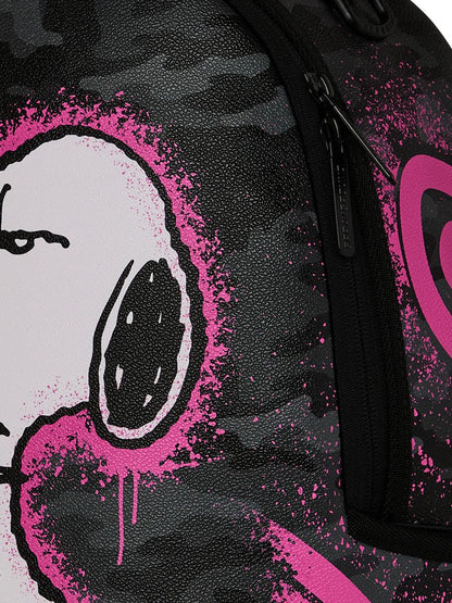 snoopy pink stencil backpack Sprayground Zaino Unisex 910b8781nsz Nero fucsia
