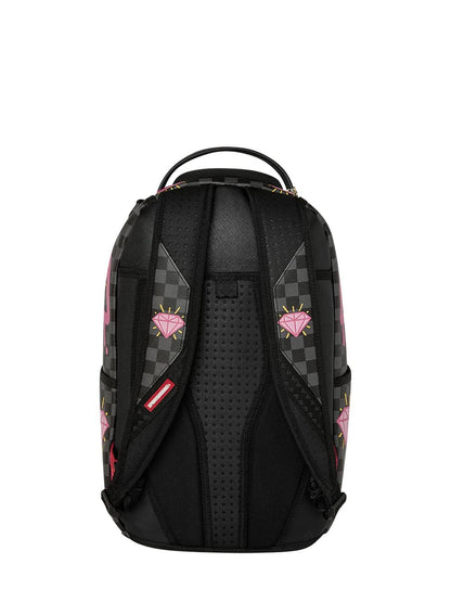 pink panther drippy diamonds backpack Sprayground Zaino Unisex 910b8790nsz Nero fucsia