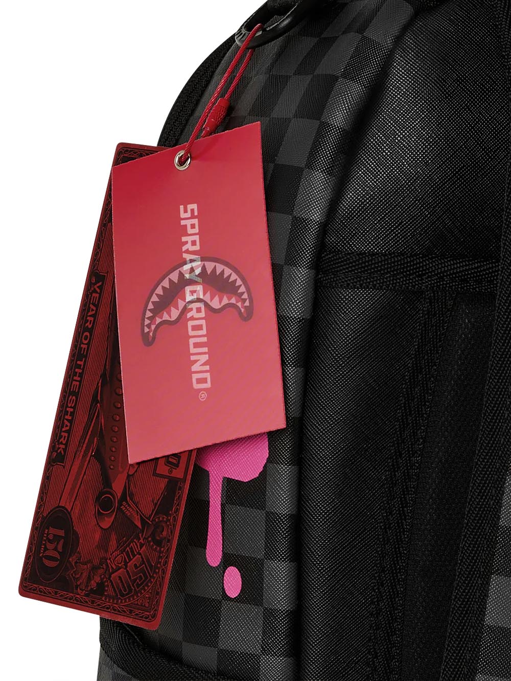 pink panther drippy diamonds backpack Sprayground Zaino Unisex 910b8790nsz Nero fucsia
