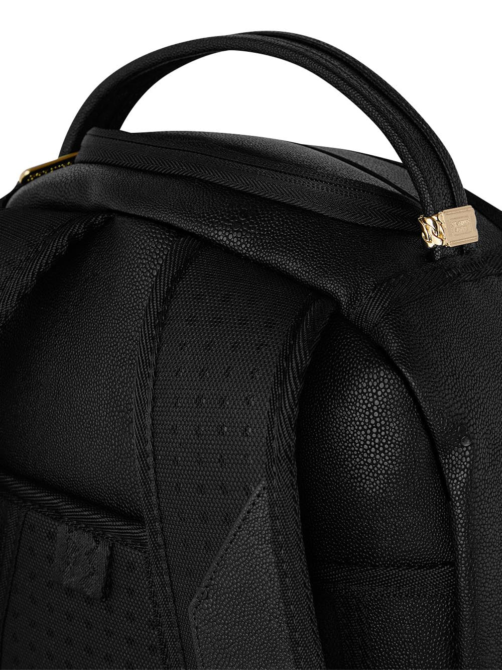 that gold drap backpack Sprayground Zaino Unisex 910b8822nsz Nero oro