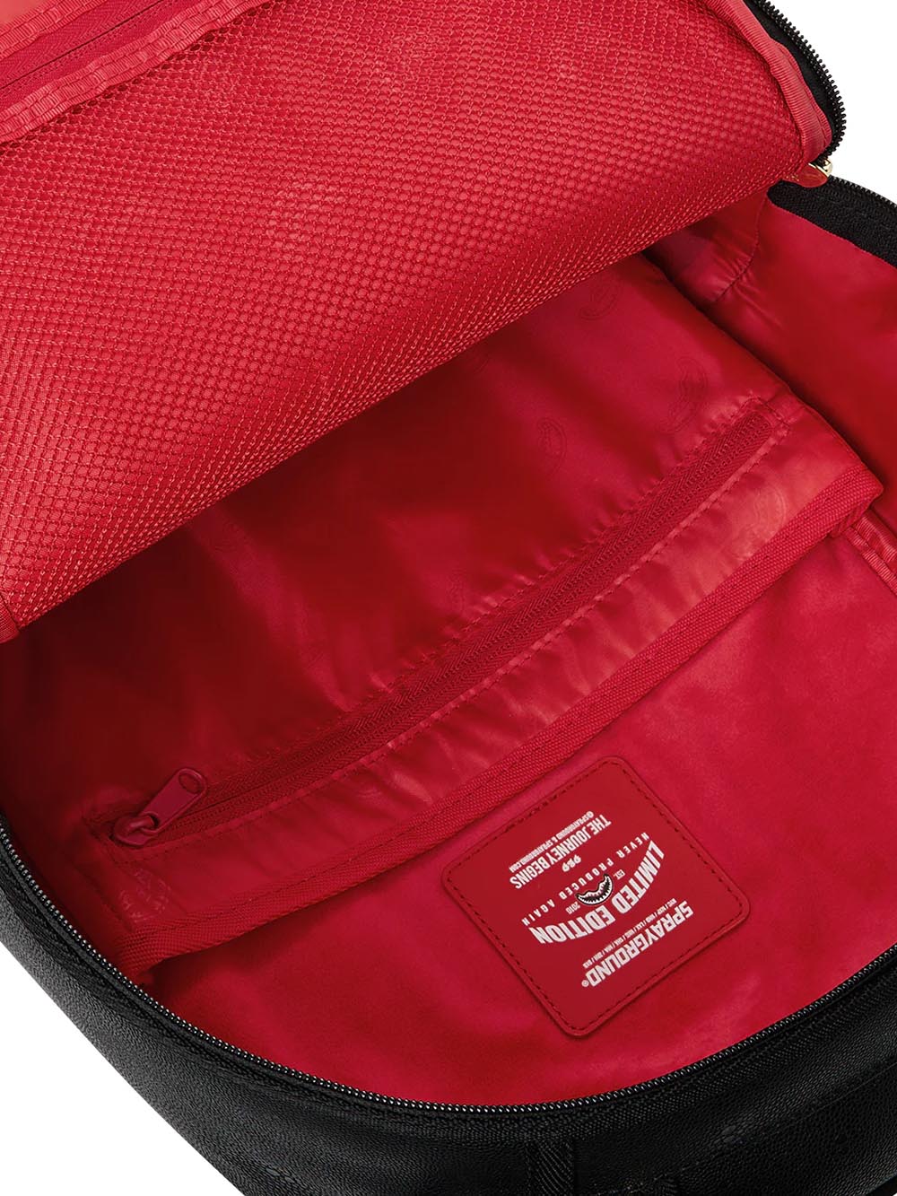 that gold drap backpack Sprayground Zaino Unisex 910b8822nsz Nero oro