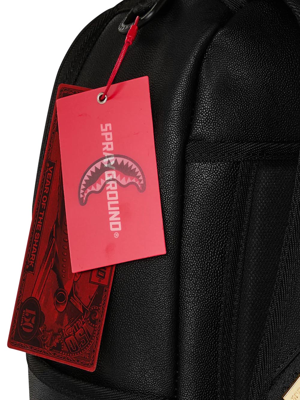 that gold drap backpack Sprayground Zaino Unisex 910b8822nsz Nero oro