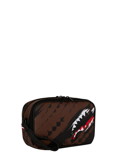 smeared grunge toiletry brick Sprayground Borsello Unisex 910b8968nsz Marrone