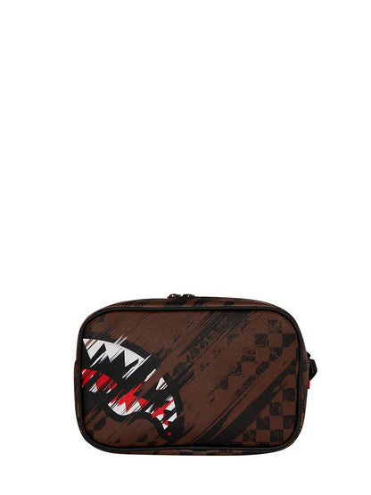 smeared grunge toiletry brick Sprayground Borsello Unisex 910b8968nsz Marrone