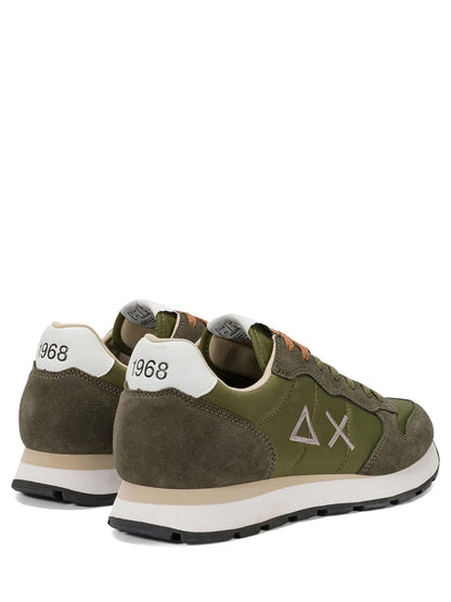 TOM SOLID SUN68 Sneaker Uomo Z36101 Verde militare