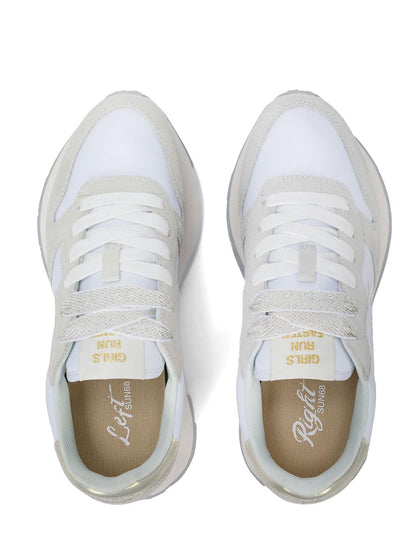 ALLY GOLD SILVER SUN68 Sneaker Donna Z36202 Bianco