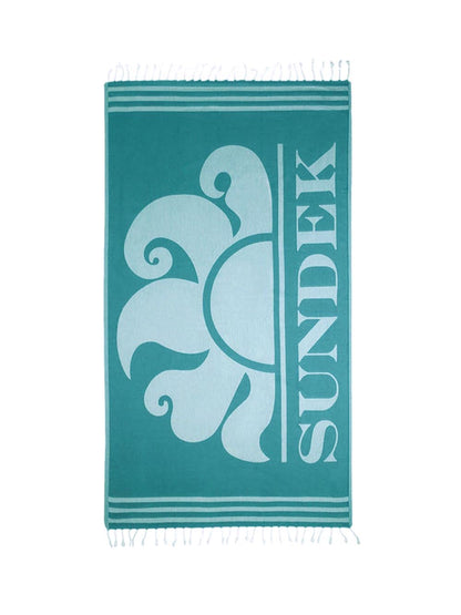KEY FOUTA TOWEL Sundek Telo Mare Unisex Am401atc1000 Turchese