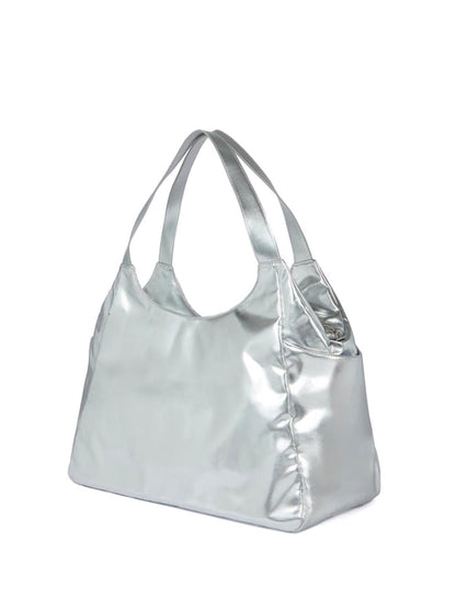 LAMINATED CHEL BAG Sundek Borsa Mare Donna Aw417abpu7la Silver